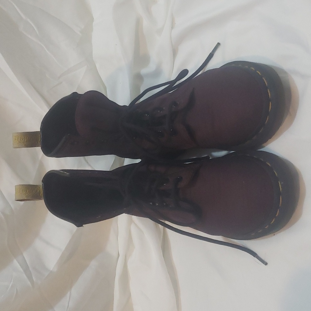 womens maroon dr martens boots